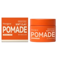 HOEGOA Soft Clay Pomade - Medium Hold Hair Pomade Styling Clay for Thin & Thick Hair - Non-Sticky, W