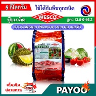 เวสโก้ WESCO ปุ๋ยเกล็ด บรรจุ 5 กิโลกรัม 🛒มีหลายสูตรให้เลือก🛒
