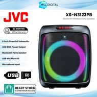 JVC XS-N3123PB Bluetooth wireless party speaker with RGB light