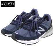 New Balance，近全新，美國製造，低筒運動鞋，女款，海軍藍，23厘米，M990NV5，6碼（美國）[二手]