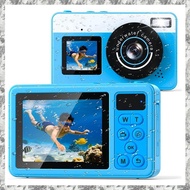 Digital Camera 2.7K Underwater 10ft Waterproof Autofocus for Snorkeling Surfing Swimming and Kayakin