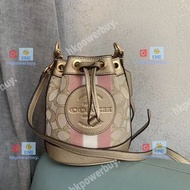 Original Coach Mini Dempsey Bucket Metallic Gold109