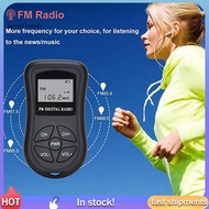  Grandpa Gift Radio Pocket-friendly Radio Portable Mini Fm Radio with Lcd Display and Stereo Headphone for Home Travel Battery-powered Digital Radio