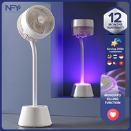 🌀 Smart Air Circulator Fan w/ Auto Mosquito Trap & Voice Control | Self-Capture Tech + RGB Mood Ligh