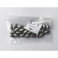 Fishing Equipment Tin Fishing Bending 0.5gram 1gram 3gram 5gram 10gram 20gram 25gram 40gram