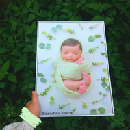 cetak foto plus bingkai frame blok  ukuran 40 x 30 cm