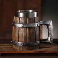 原創小眾設計感杯子海賊王電影周邊木桶啤酒杯高顏值木筒杯馬克杯