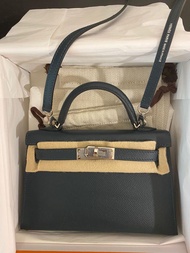 Hermes Mini Kelly Epsom 銀扣
