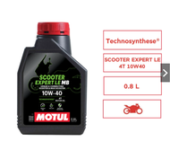 น้ำมันเครื่อง Motul Scooter Expert LE 10W40 ขนาด 0.8 ลิตร ของแท้ [Motul Scoo EXP]