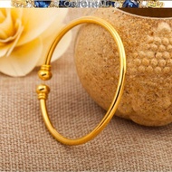 916gold Jewelry Jurchen 916gold Opening on Pearl Plate Bracelet in stock