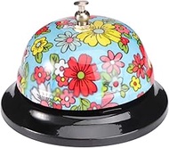 Kisangel Ring The Bell Printed Service Bell Desk Service Ring Service Bell for Hotels Customer Call 