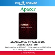 APACER AS350X SATA III Internal 2.5" SSD - 256GB | 512GB | 1TB
