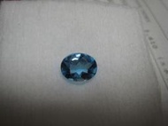 當舖 流當品 保真 附 日本寶石協會 鑑識證明書  天然 瑞士藍 透明 裸鑽 裸石 1.955 克拉