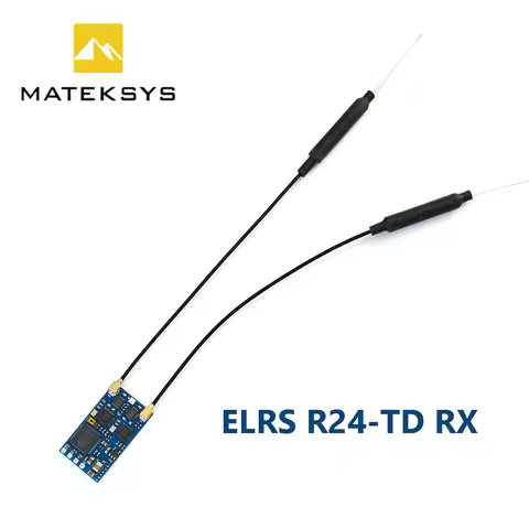 Matek MATEKSYS EXPRESSLRS 2.4Ghz True Diversity Receiver ESP32 R24-TD ELRS RX CRSF For RC FPV Long R