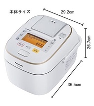 [iroiro] Panasonic 5.5 rice cooker pressure IH type W shrimp braised rice snow crystal white SR-PW106-W