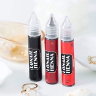 Lonail Henna Inai Nail Art Red Lofa This Red Nails Maroon Inai Nails Black Nails Prayer