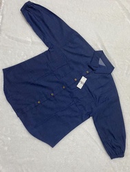 Kemeja Denim Wanita Viral - KEMEJA DENIM JEANS WANITA 2868