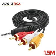 1 to 3 RCA cable / STB RCA cable / android TV BOX RCA cable