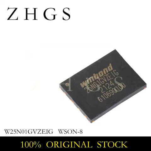 5PCS W25N01GVZEIG WSON-8 25N01GVZEIG SON 3V 1Gb serial NAND flash memory IC CHIP NEW STOCK