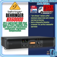 BEHRINGER NX6000D Ultra-Lightweight 6000-Watt Class-D Power Amplifier with DSP Control and SmartSens
