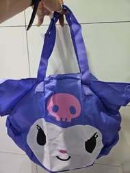 Kuromi 紫色拉鏈大旅行袋