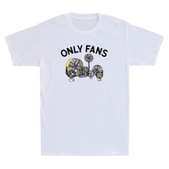 Only Fans Funny Fan Design Humor Quote Joke Men's Short Sleeve T-Shirt  Tee