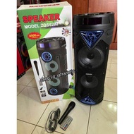 [BOOM BOX]READY STOCK 💥ZQS-8210 WIRELESS KARAOKE BLUETOOTH SPEAKER (20Wx2) 8"x2