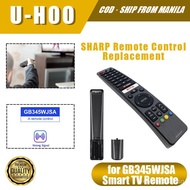 SHARP Replacment Netflix/YouTube/LED/Android TV/Smart TV Remote Control Compatible 345/238/105/806