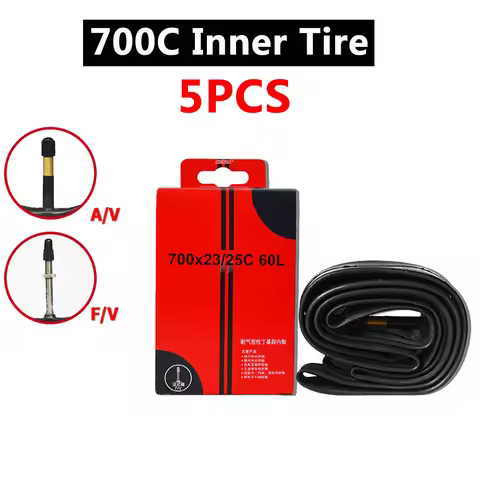 5PCS KENDA Bicycle Tire Inner Tube 700C 18-23C 23-25C 28-32C 35-43C 45C Camera Schrader Presta Valve