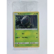 Pokemon sm198 bulbasaur promo card