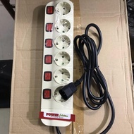 PDU Converter C14 to Eu Plug 6 Socket swtich Socket + Cable Most