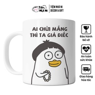 Ceramic Cup Ceramic Cup Who Scolds That I Dimmable, Ceramic Cup Gift