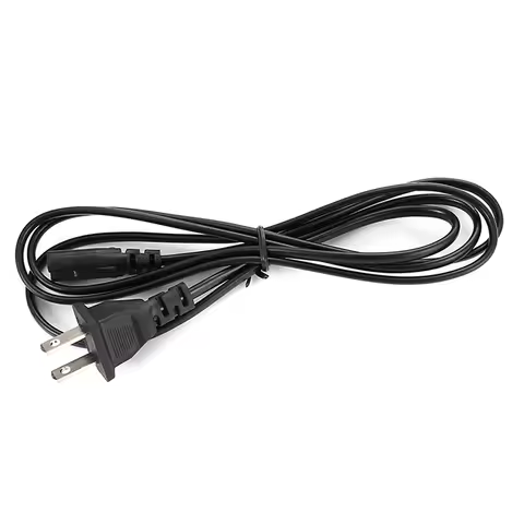 EU Power Cable 2pin IEC320 C7 US Power Extension Cord For Dell Laptop Charger Canon Epson Printer Ra