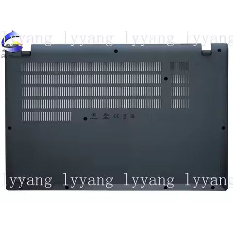 f New For Lenovo Thinkpad L14 Gen 3 Bottom Lower Case Base D Cover W/ Lan Port BLK
