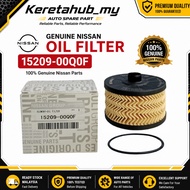 Nissan Genuine 15209-00Q0F Oil Filter Element Engine Oil Filter For Nissan Almera N18 1.0 Turbo Rena
