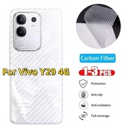 1-3Pcs Matte Back Film For Vivo Y29 4G 2025 VivoY29 Y 29 Carbon Fiber Screen Protector Transparent S