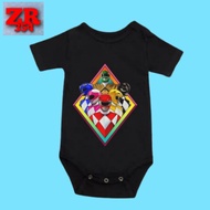 KATUN POWER RANGERS BABY JUMPER T-SHIRT MOVIE FILM CARTOON BABY AGE 0 - 12 MONTHS TO 1 YEAR BABY KID