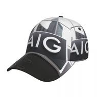 Ready Stock AIG Logo Fashion Curved Brim Baseball Cap Simple Casual Street Dance Hat All-Match Unise