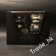 全新未開封 Medicom Toy Bearbrick Be@rbrick 100% Dark Vader & Stormtrooper set 黑武士 白兵 Star Wars 星球大戰