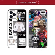 KawsBST1 Square Edge TPU IPhone 17 Pro Max/15 Pro Max/14 Pro Max/13 Pro Max Case
