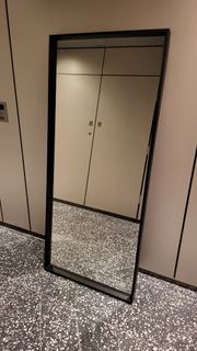 ikea黑色邊框全身鏡