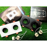 GU10 CASING BLACK/WHITE