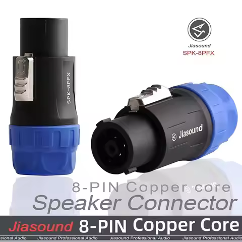 SPK-8PFX 8-Core Professional Speaker Plug SPEAKON Audio Plug 8-pin Ohmic Head Stage Speaker Plug