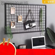 Shelf Wire Grid Mesh Grid Rack Iron Grid Shelf Wall Hanging Photo Wall Kindergarten Works Display Di