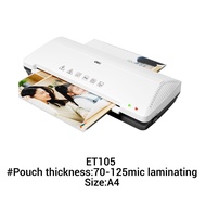 Deli Laminator Machine Smooth Laminating Mesin Laminate One Button Reverse (70-125mic - A4/A3)