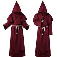 Halloween Cosplay Costume Medieval Monk Costume Monk Costume Wizard Costume Priest Costume COS Costu
