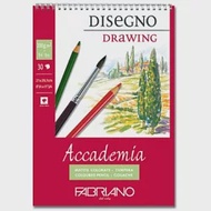 【Fabriano】Accademia繪圖本 Drawing,200G,29.7X42,30張,線圈 (素描/水彩)