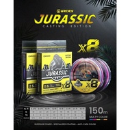 FISHING LINE PE IROLY JURASSIC X8 150M PE Line Braided Fishing Line