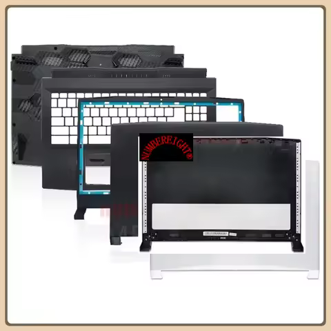 PC New Cover For MSI Katana GF66 MS-1581 MS-1582 LCD Screen Back Top/Bezel/Palmrest Upper/Bottom Cas