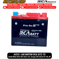 RCA BATTERY GTZ7S 12V/6Ah - Aki Motor Gel Kering Cocok Untuk Motor Beat eSP Scoopy eSP Vario 125 Var